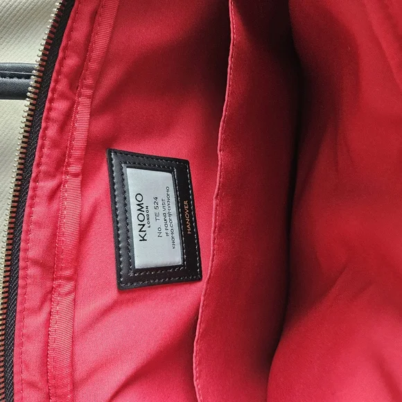 Knomo 14" Black Nylon Laptop Bag - Picture 6 of 10